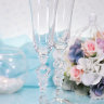 Г8 Свадебные бокалы для декора - Сердечко в ножке, фото 2
