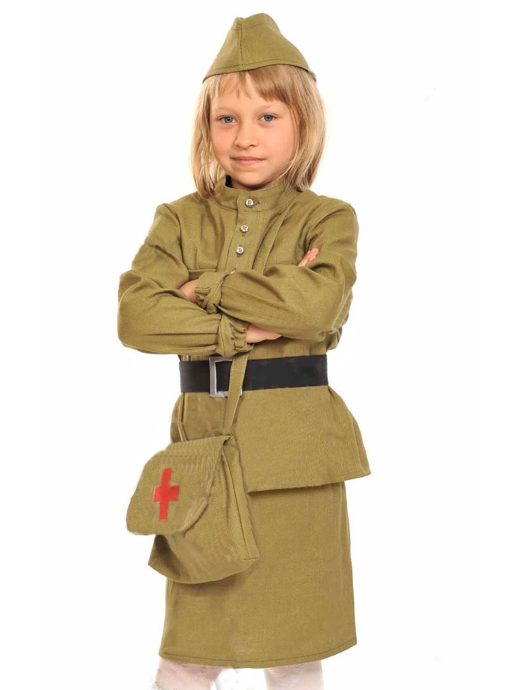 Военный костюм для девушки