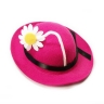 Фетровая шляпка цвет мадженто с цветком