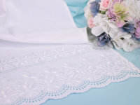 Белое венчальное полотенце 2596-20