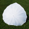 Свадебный белый зонт 14, сердце, фото 1