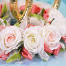 Кольца для свадебного авто, Нежность роз, фото 2