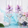 Свадебные бокалы Прованс, цвет лаванда 180мл, deco-711, фото 1