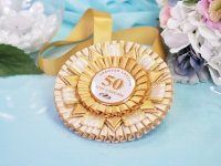 Юбилейная медаль Золотая свадьба - 50 лет вместе