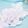 Цветы для прически невесты цвет белый