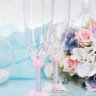Свадебные бокалы Миллада, розовая фото 2