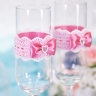 Свадебные бокалы Гармония, цвет пыльная роза, фото 3
