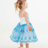 Детское платье Анфиска на 2-3 года, голубое, фото 2