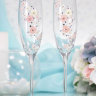 Свадебные бокалы Весна розовая, deco-502, фото 5