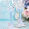 Свадебные бокалы Лвдья, цвет голубой, фото 3
